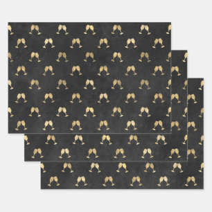 Wrapping Paper Flat Sheet Set of 3