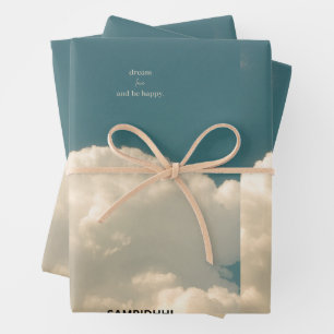 Wrapping Paper Flat Sheet Set of 3