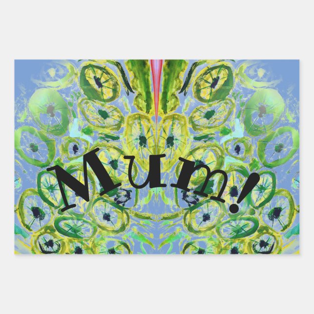 Wrapping Paper Flat Sheet Set of 3 (Front)