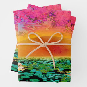 Wrapping Paper Flat Sheet Set of 3