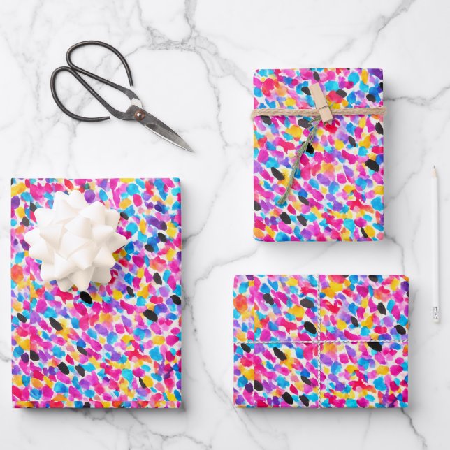 Wrapping Paper Flat Sheet Set of 3 (Front)