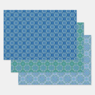 Wrapping Paper Flat Sheet Set of 3