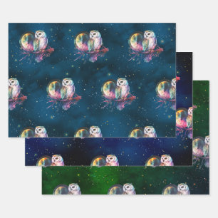 Wrapping Paper Flat Sheet Set of 3