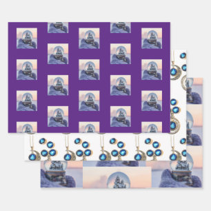 Wrapping Paper Flat Sheet Set of 3