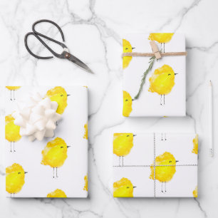 Wrapping Paper Flat Sheet Set of 3