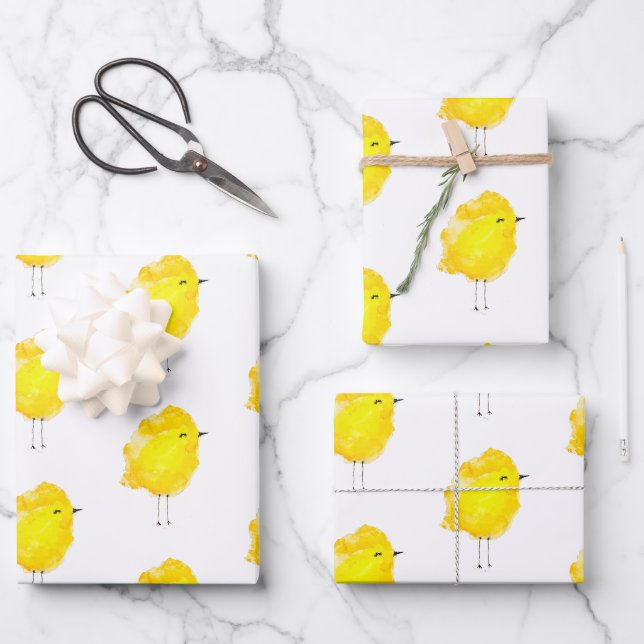 Wrapping Paper Flat Sheet Set of 3 (Front)