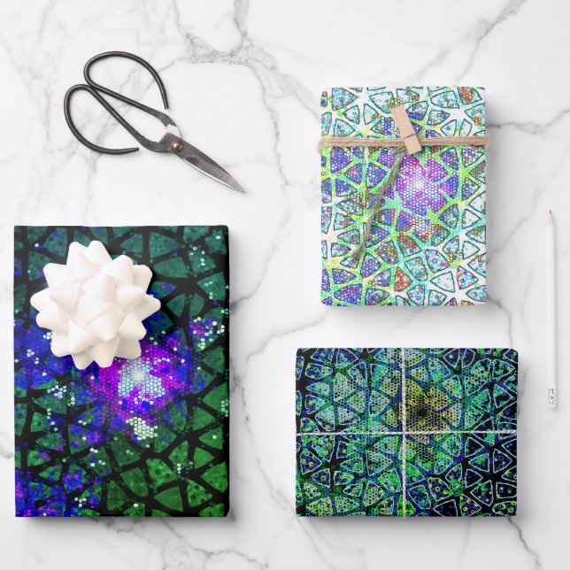 Wrapping Paper Flat Sheet Set of 3 (Front)
