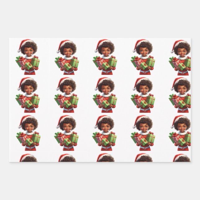 Wrapping Paper Flat Sheet Set of 3 (Front)