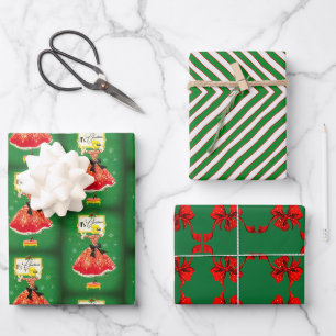 Wrapping Paper Flat Sheet Set of 3