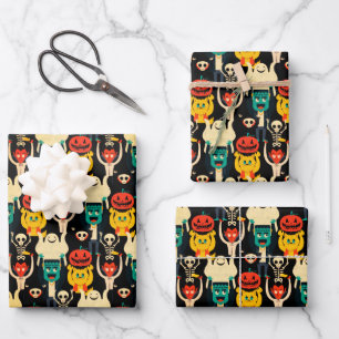 Wrapping Paper Flat Sheet Set of 3