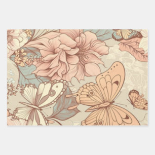 Wrapping Paper Flat Sheet Set of 3
