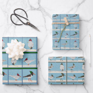 Wrapping Paper Flat Sheet Set of 3
