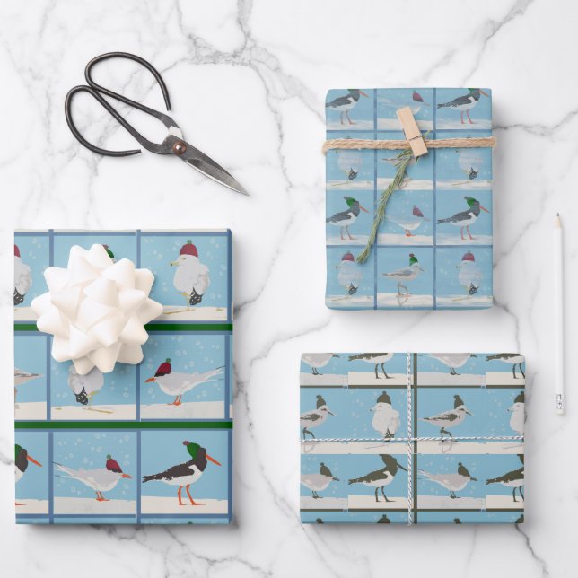 Wrapping Paper Flat Sheet Set of 3 (Front)