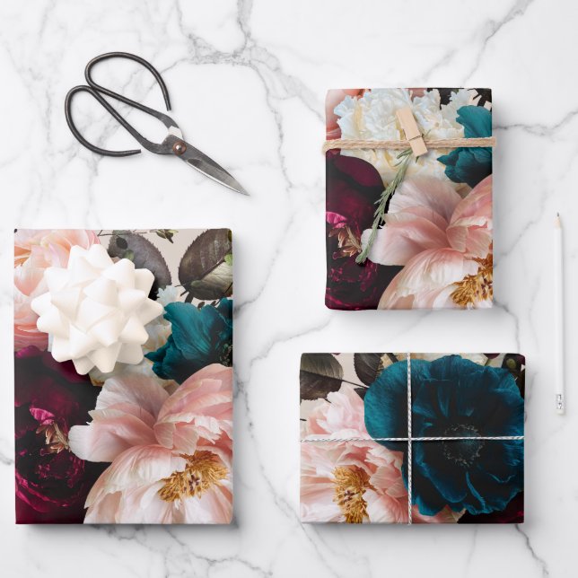 Wrapping Paper Flat Sheet Set of 3 (Front)