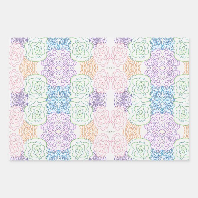 Wrapping Paper Flat Sheet Set of 3 (Front 2)