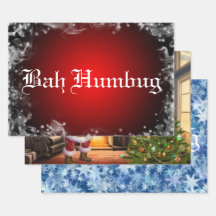 Wrapping Paper Flat Sheet Set of 3