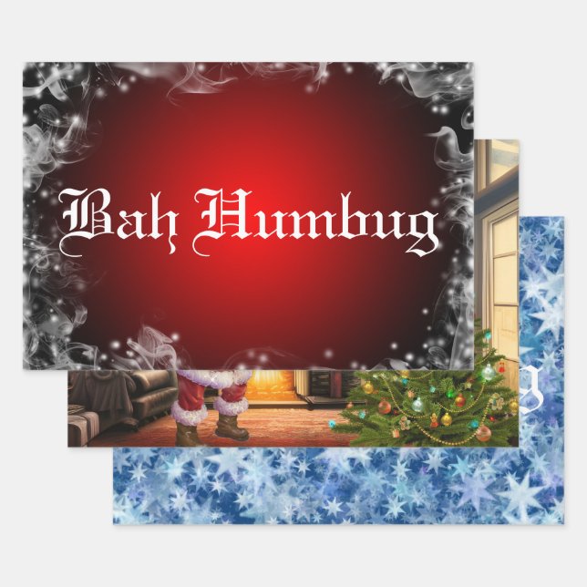 Wrapping Paper Flat Sheet Set of 3 (Set)