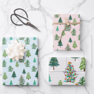 Wrapping Paper Flat Sheet Set of 3