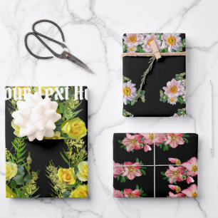 Wrapping Paper Flat Sheet Set of 3