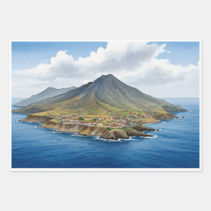 Wrapping Paper Flat Sheet Set of 3 :Morabeza