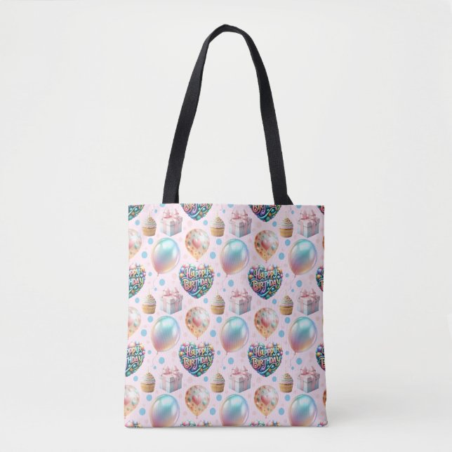 Wrapping Paper Flat Sheet Set of 3 Tote Bag (Front)