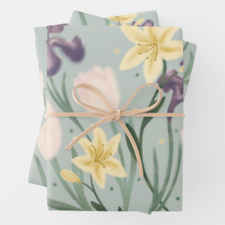 Wrapping paper floral