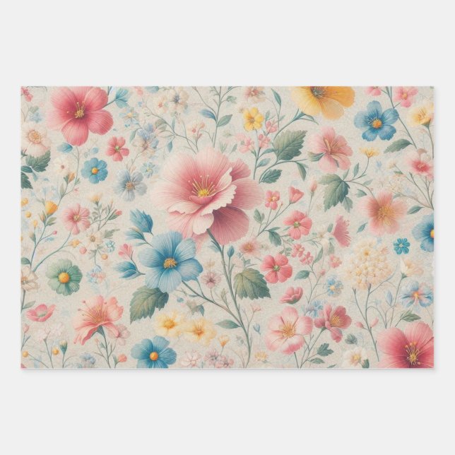 Wrapping Paper Floreal (Front)