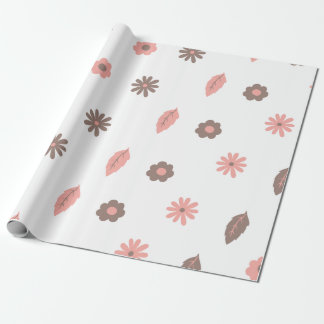 Wrapping Paper Flowers Alternating Pink Tone