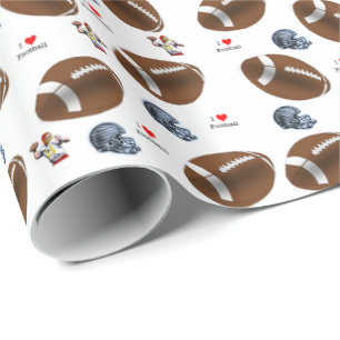 Wrapping paper Football