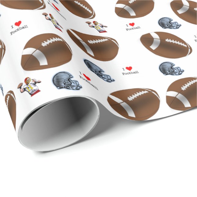 Wrapping paper Football (Roll Corner)