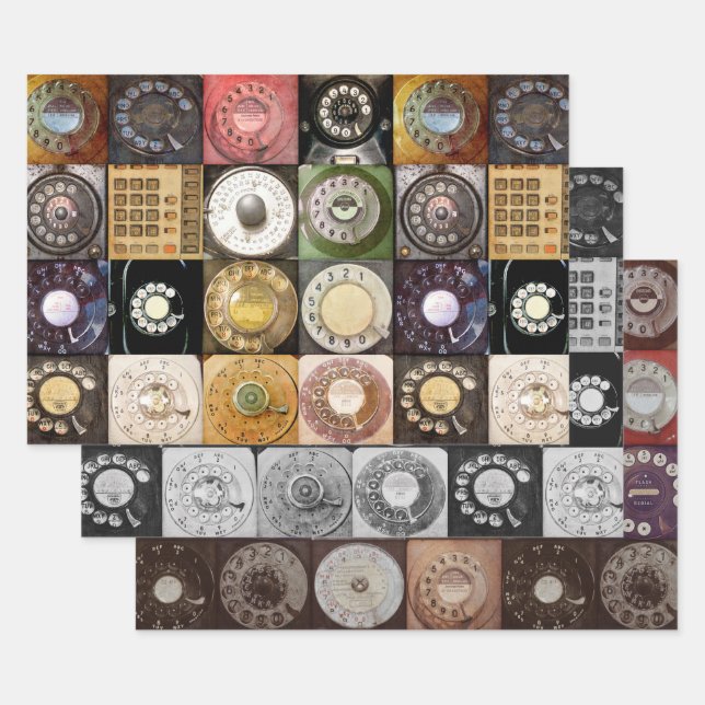 Wrapping Paper for decoupage or collage (Set)