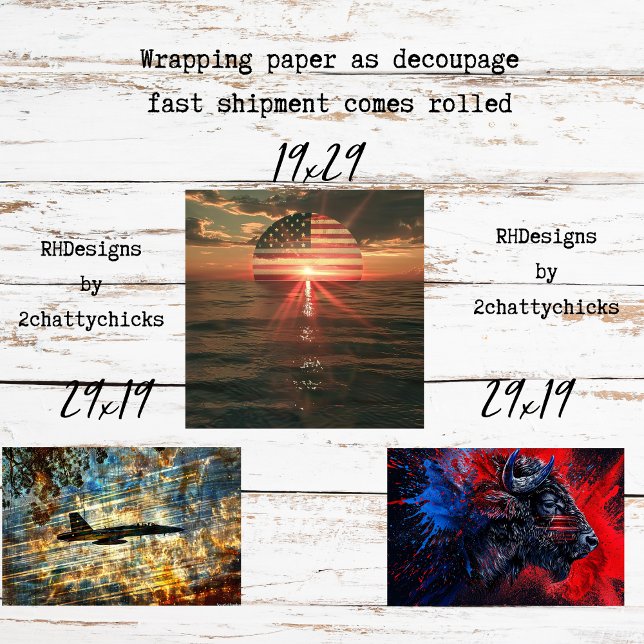 Wrapping Paper for Decoupage Patriotic American  (Creator Uploaded)
