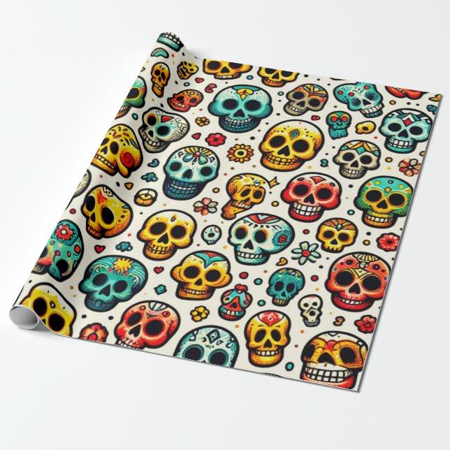 Wrapping Paper for Halloween  (Unrolled)