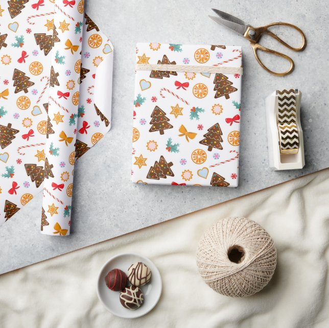 Wrapping Paper for New Year's. (Crafts)