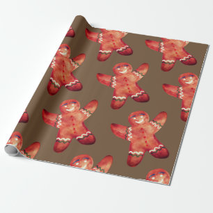 Wrapping Paper  Gingerbread Man