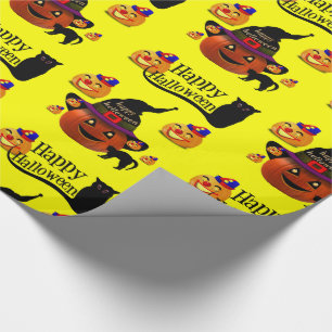 Wrapping paper Halloween