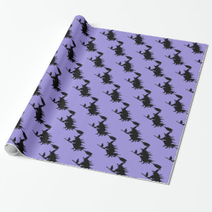 Wrapping Paper-Halloween Witch Wrapping Paper