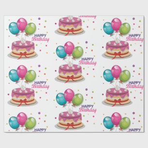 Wrapping Paper-Happy Birthday Wrapping Paper