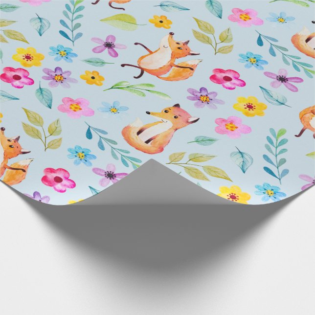 Wrapping Paper - Happy Mr. Fox (Corner)