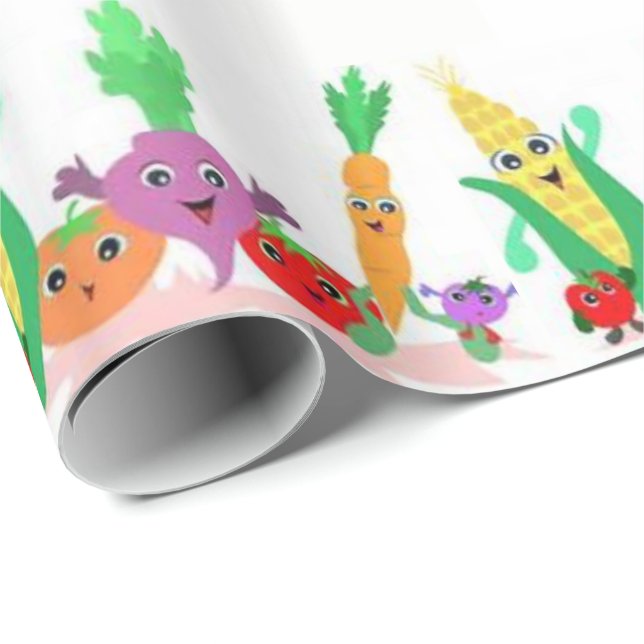 Wrapping paper Health foods (Roll Corner)