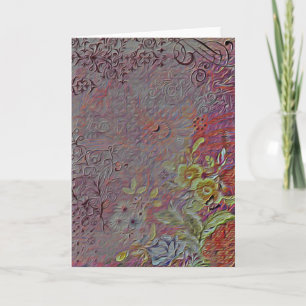 Wrapping paper holiday card