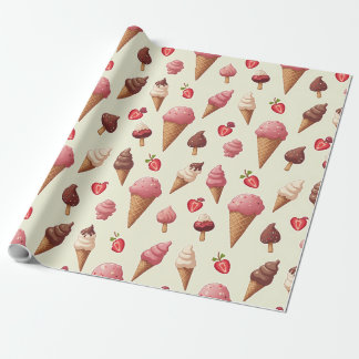 Wrapping paper_icecream wrapping paper