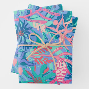 Wrapping paper in stylish graphic