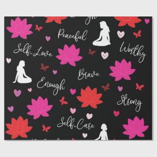 Wrapping Paper | Inspirational Line Art Design