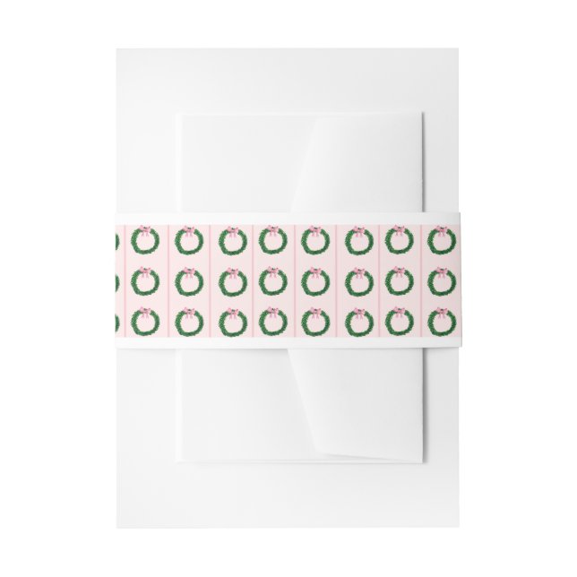 Wrapping Paper Invitation Belly Band (Front Example)