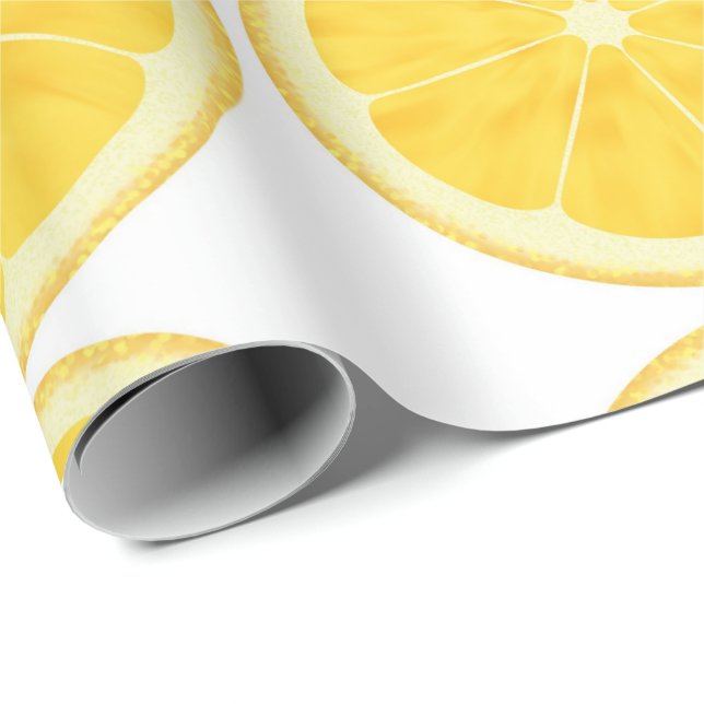 Wrapping Paper - Lemon Slice (Roll Corner)