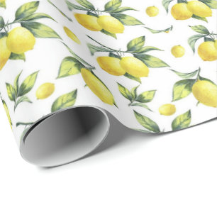 Wrapping Paper - Lemons