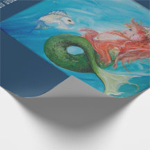 Wrapping Paper Little Mermaid by JP Denyer