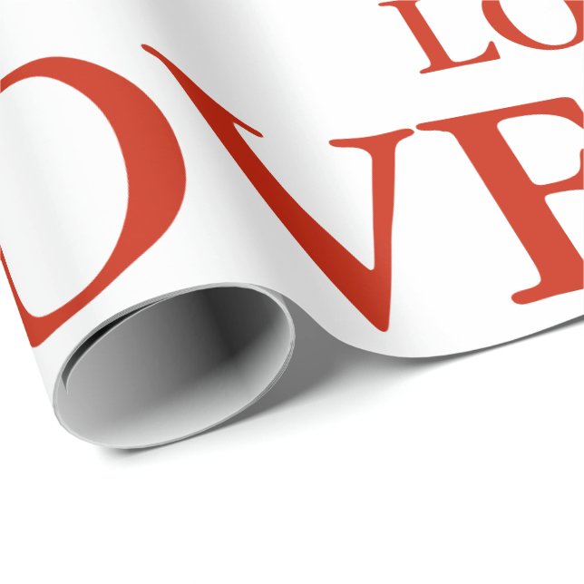 Wrapping Paper - LOVE (Roll Corner)