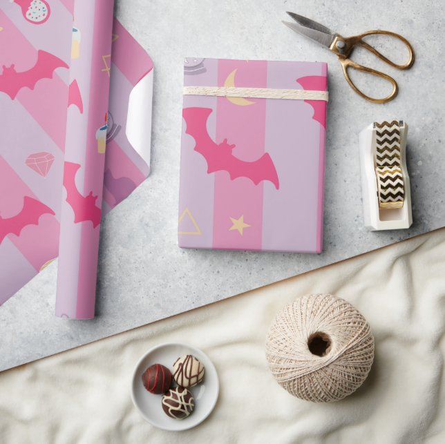 Wrapping paper Magic elements (Crafts)